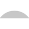 Ekena Millwork Segment Arch 3 Spoke Architectural Grade PVC Pediment, 68"W x 18"H x 2"P PEDPS068X180SEG03 - alternate 6